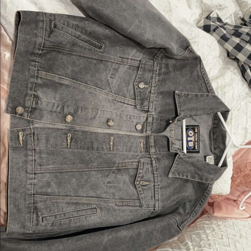 black denim jacket